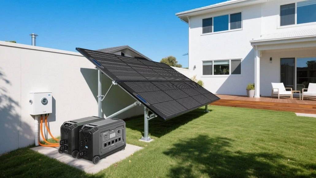 Whole house solar generator new energy project