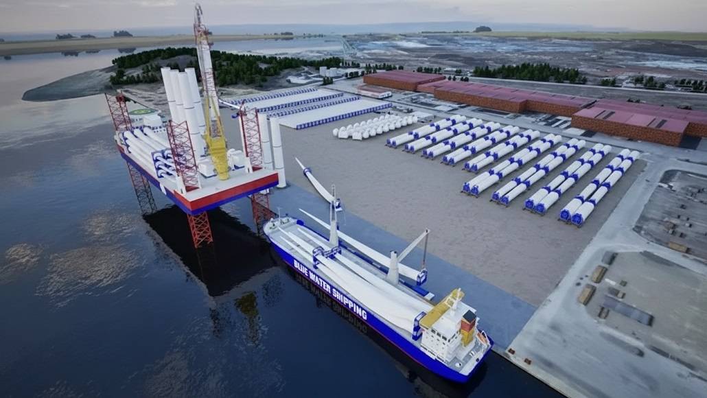 offshore wind marshalling port