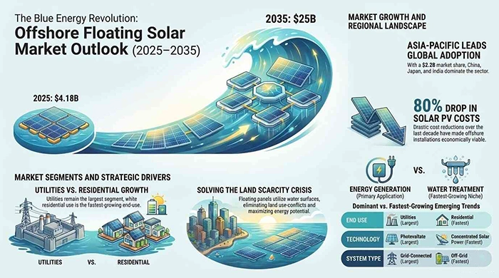 Offshore Floating Solar Panel Market Report 2025-2035