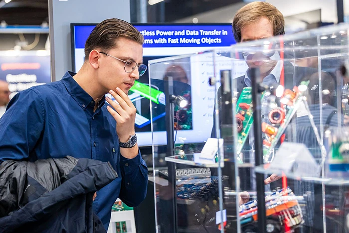 PCIM Attendee Examining Innovations