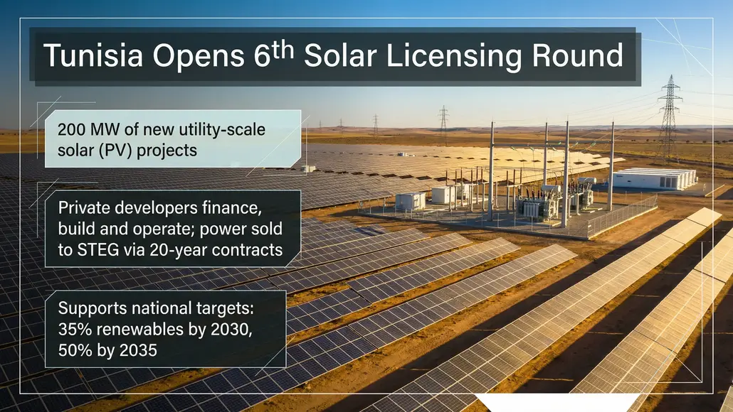 Sixth Solar Licensing Round