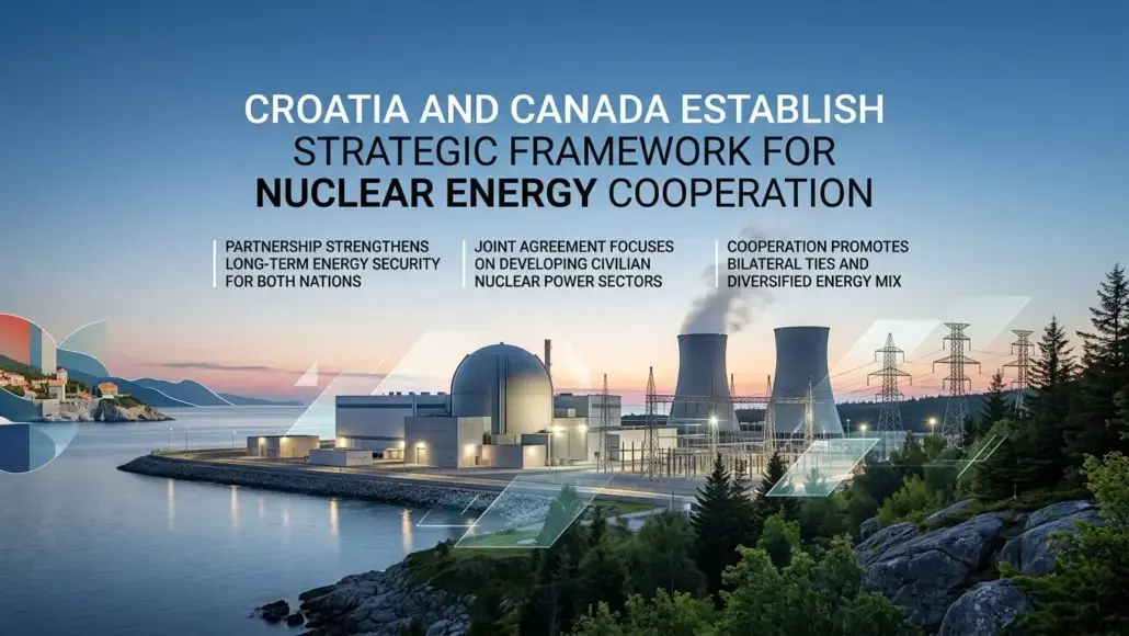 Croatia and Canada Establish Strategic Framework for Nuclear Energy Cooperation