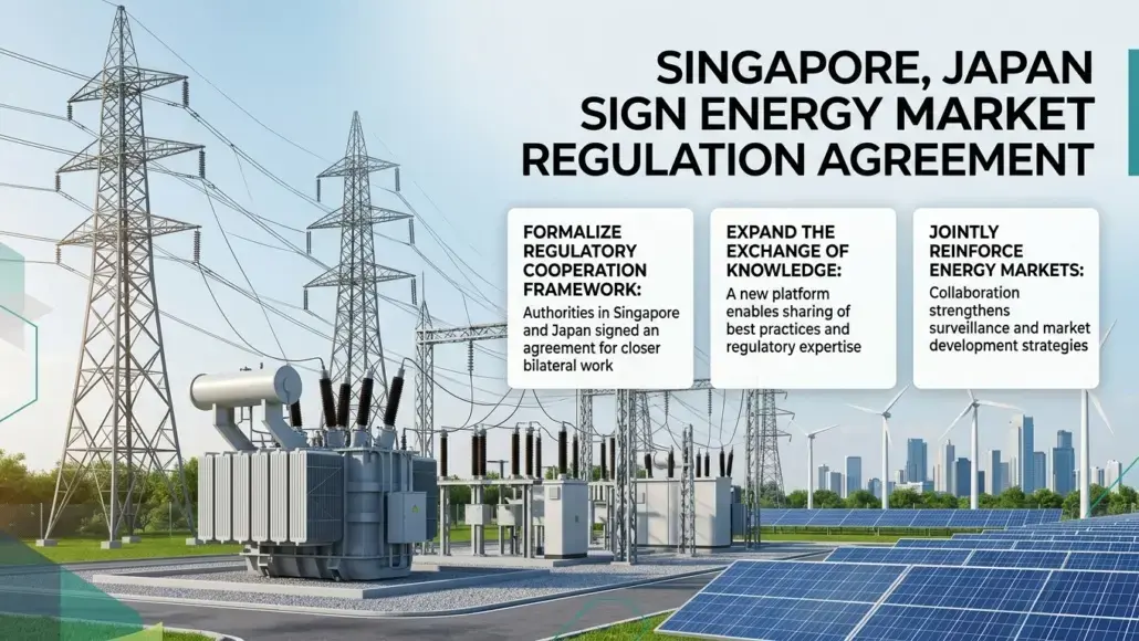 Singapore, Japan Sign Energy Market Regulation Agreement