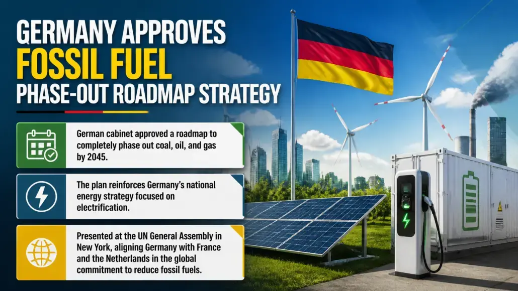 Germany Approves Fossil Fuel Phase-out Roadmap Strategy