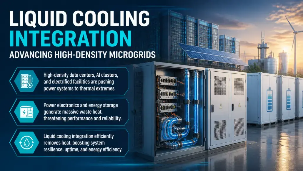 Liquid Cooling Integration Advancing High-Density Microgrids