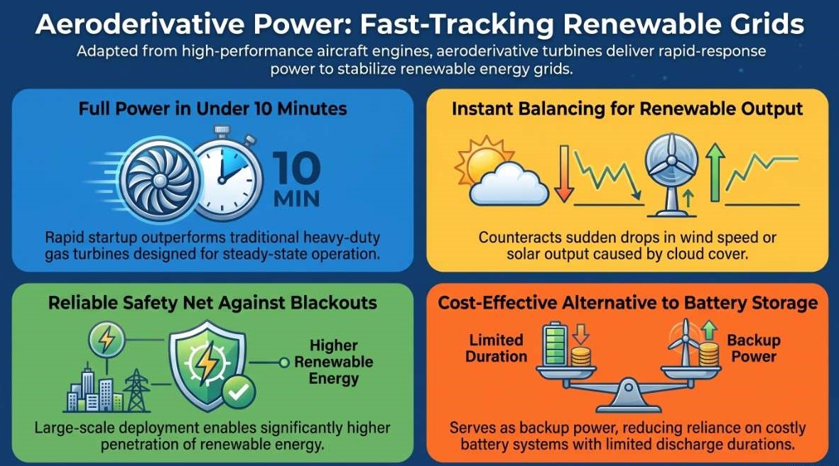 Aeroderivative Power for Renewable Grids