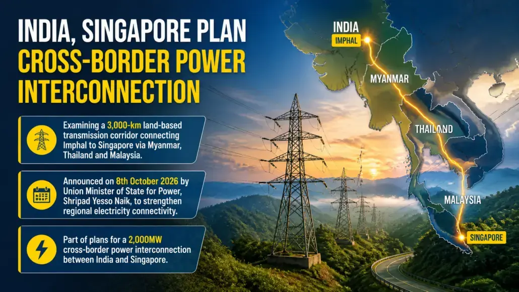 India, Singapore Plan Cross-Border Power Interconnection