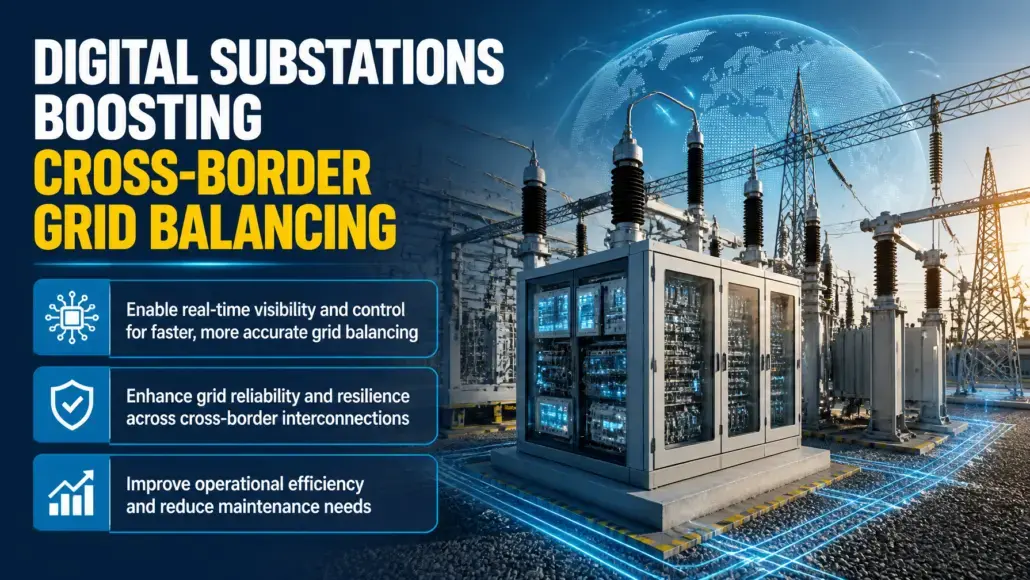 Digital Substations Boosting Cross-Border Grid Balancing