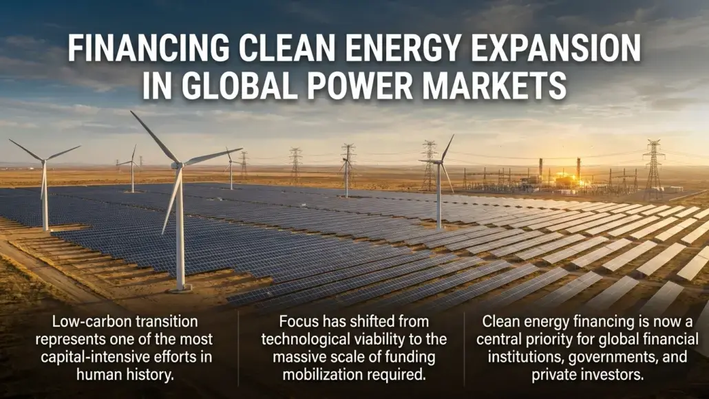 Financing Clean Energy Expansion in Global Power Markets