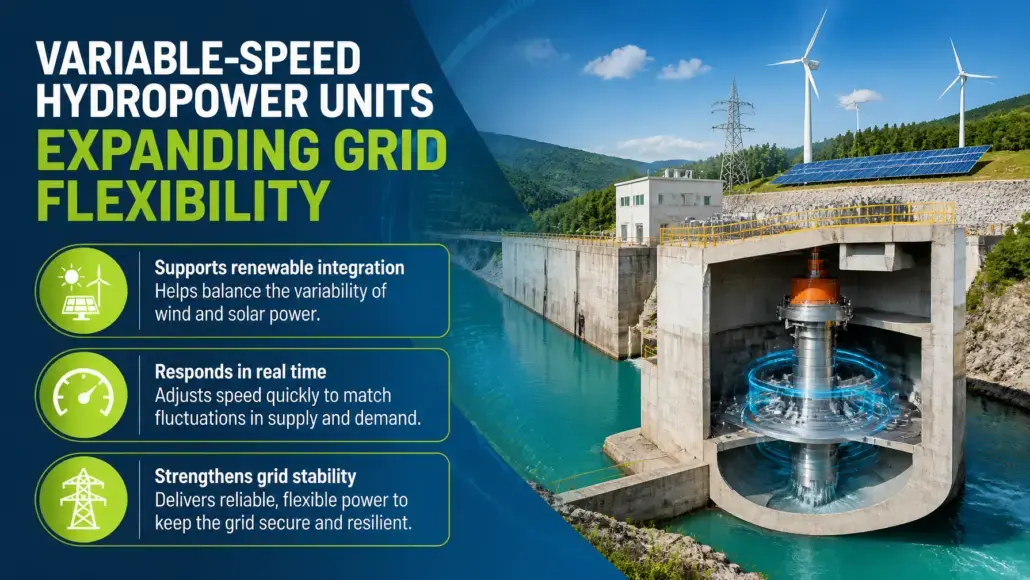 Variable-Speed Hydropower Units Expanding Grid Flexibility