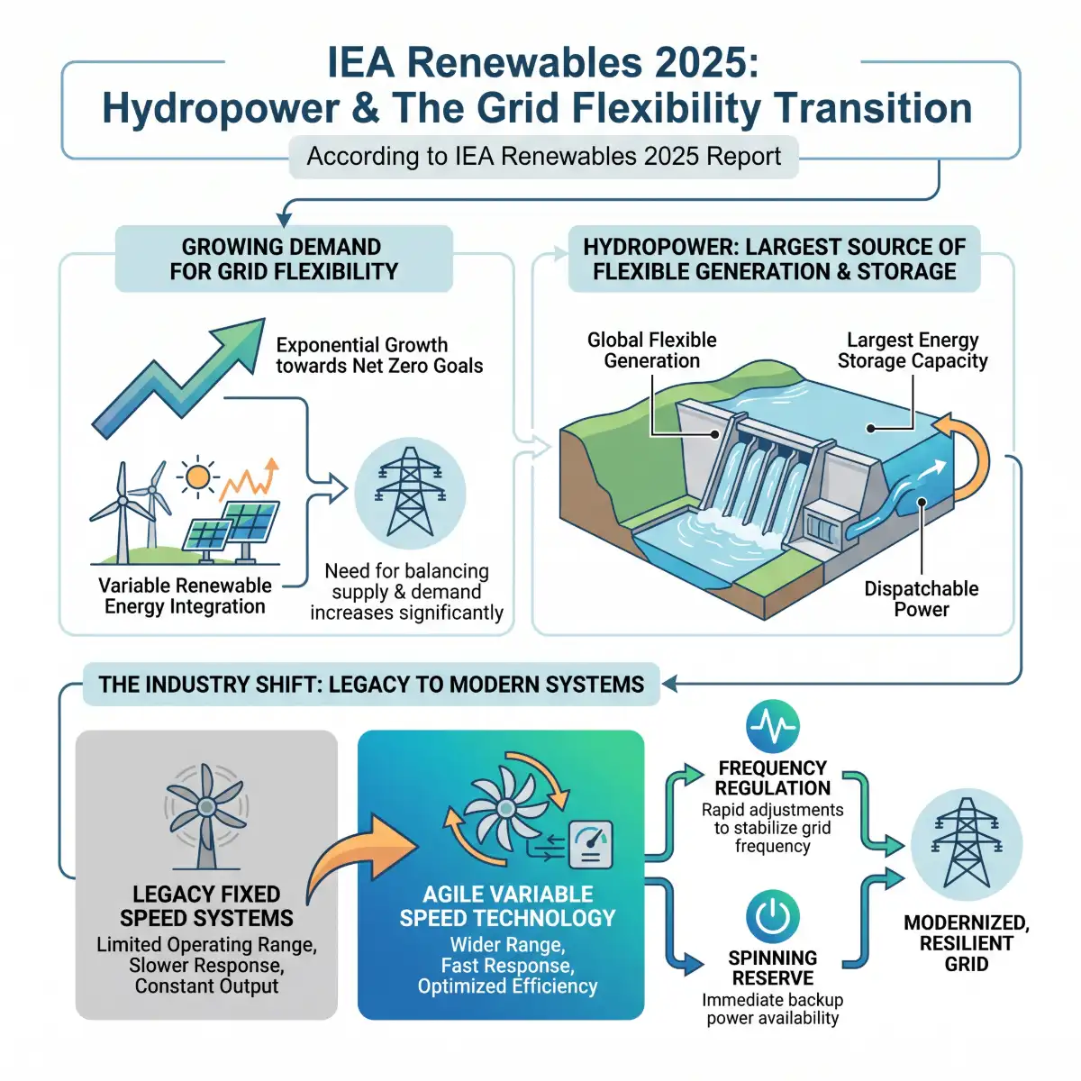 Variable-Speed Hydropower Units Expanding Operational Flexibility