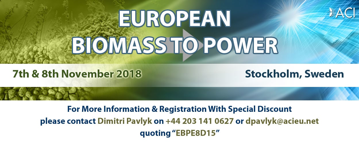 European Biomass to Power 2018